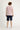 Orta Lacivert Slim Fit Dar Kesim Bermuda Şort