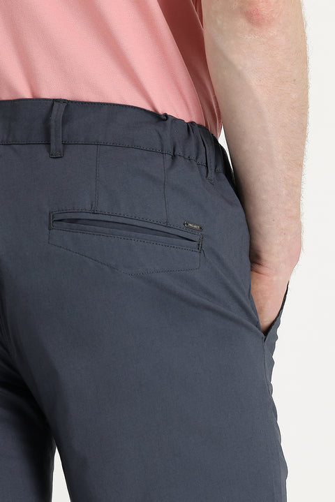 Medium Anthracite Slim Fit Bermuda Shorts