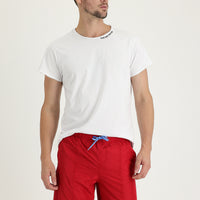Dark Red Swim Shorts