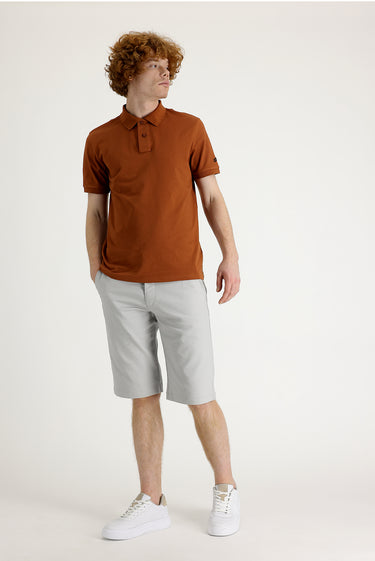 Kum Slim Fit Dar Kesim Bermuda Şort