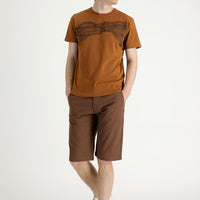 Tarçın  Slim Fit Dar Kesim Pamuklu Bermuda Şort