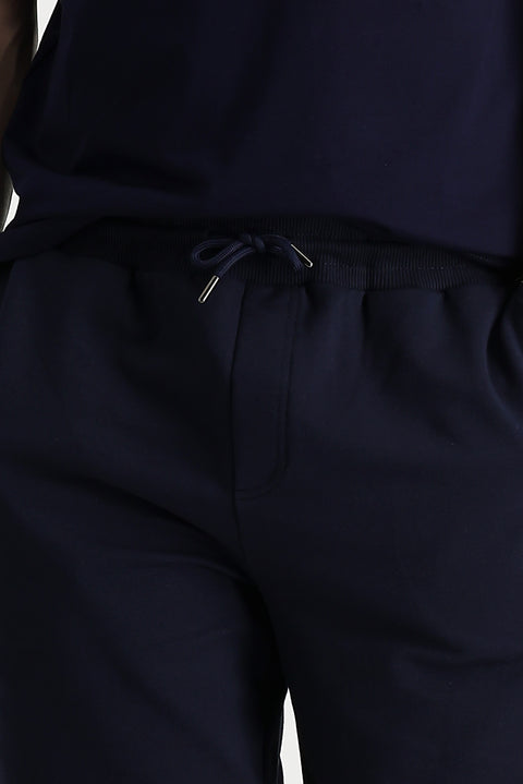 Orta Lacivert Sweat Şort