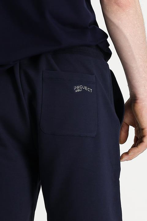 Orta Lacivert Sweat Şort