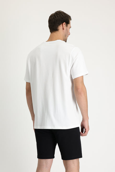 Black Cotton Sweatshirt Shorts