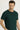 Koyu Yeşil Bisiklet Yaka Slim Fit Dar Kesim Tişört