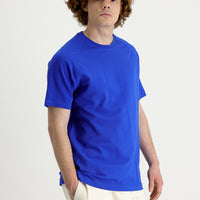 Navy Blue Crew Neck Slim Fit Narrow Cut T-Shirt