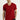 Koyu Kırmızı V Yaka Slim Fit Dar Kesim Nakışlı Pamuklu Tişört
