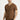 Taba V Yaka Slim Fit Dar Kesim Pamuklu Tişört