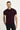  Açık Bordo Polo Yaka Slim Fit Dar Kesim Desenli Tişört