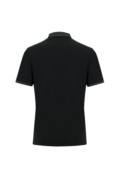 Siyah Polo Yaka Regular Fit Tişört