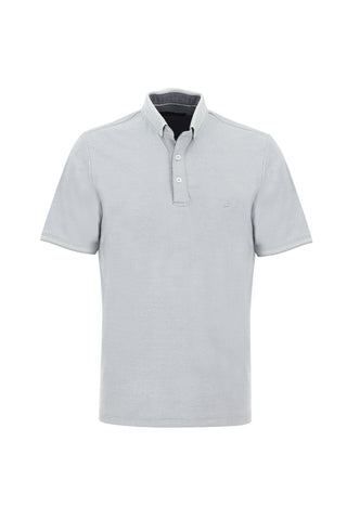  Açık Gri Polo Yaka Regular Fit Tişört