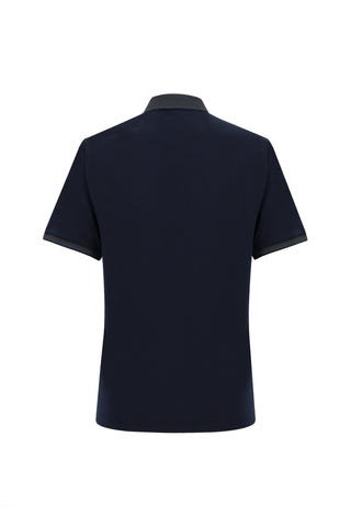  Orta Lacivert Polo Yaka Regular Fit Tişört