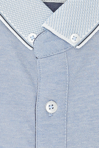  Mavi Polo Yaka Regular Fit Tişört