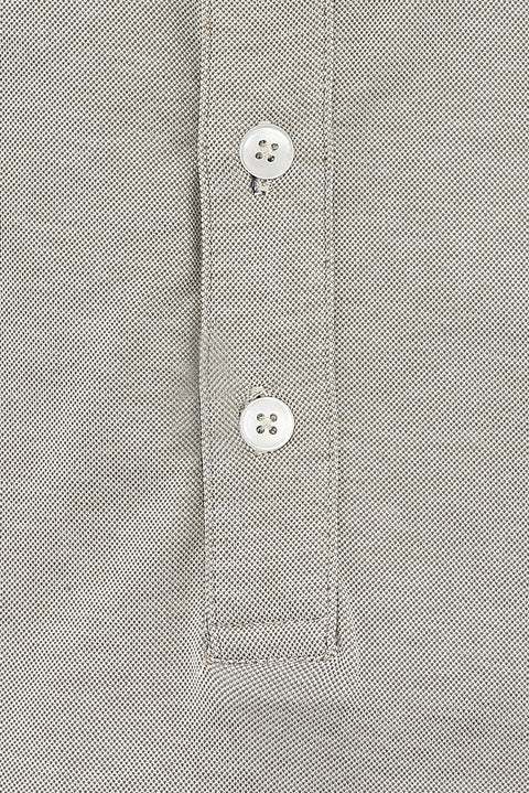 Orta Bej Polo Yaka Regular Fit Tişört