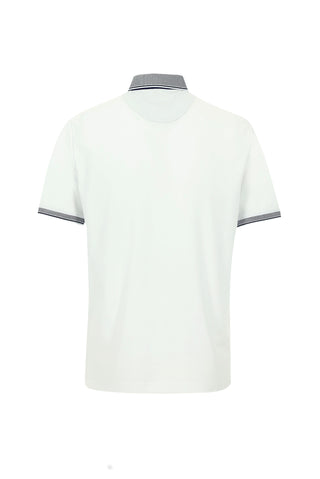  Beyaz Polo Yaka Regular Fit Tişört