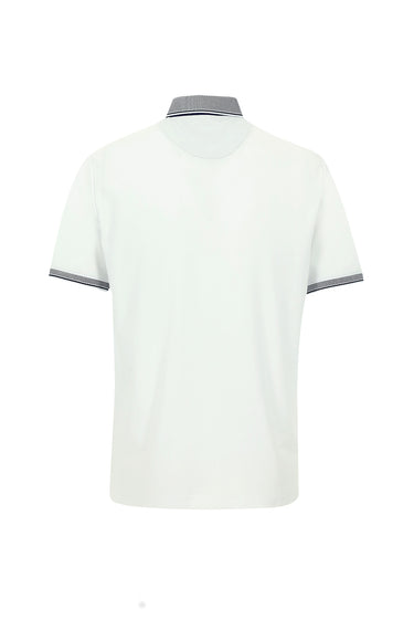  Beyaz Polo Yaka Regular Fit Tişört