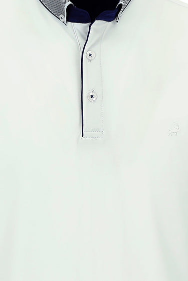  Beyaz Polo Yaka Regular Fit Tişört