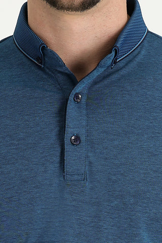  Petrol Yeşili Polo Yaka Regular Fit Tişört