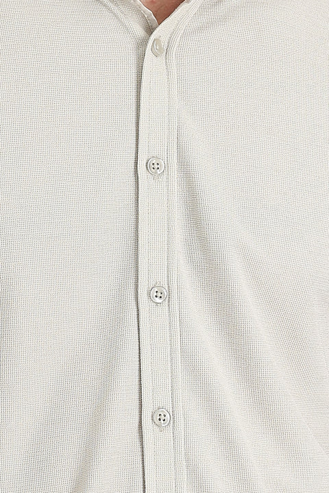 Orta Bej Polo Yaka Regular Fit Düğmeli Tişört