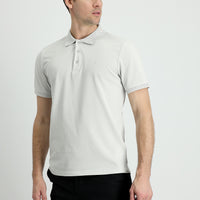 Taş Polo Yaka Slim Fit Dar Kesim Nakışlı Pamuk Tişört