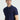 Koyu Lacivert Polo Yaka Slim Fit Dar Kesim Nakışlı Pamuk Tişört