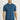 Orta Petrol Polo Yaka Slim Fit Dar Kesim Nakışlı Pamuk Tişört