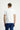Beyaz Polo Yaka Slim Fit Dar Kesim Nakışlı Süprem Pamuklu Tişört