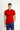  Koyu Kırmızı Polo Yaka Slim Fit Dar Kesim Nakışlı Süprem Pamuklu Tişört