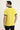 Limon Sarı Polo Yaka Slim Fit Dar Kesim Desenli Pamuk Tişört
