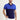 Saks Mavi Polo Yaka Slim Fit Dar Kesim Desenli Pamuk Tişört