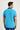 Mavi Polo Yaka Slim Fit Dar Kesim Desenli Pamuk Tişört