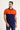 Orta Turuncu Polo Yaka Slim Fit Dar Kesim Desenli Pamuk Tişört