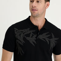 Siyah Polo Yaka Slim Fit Tişört