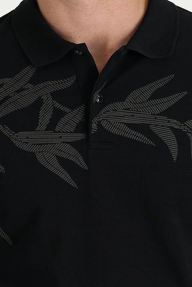Siyah Polo Yaka Slim Fit Tişört