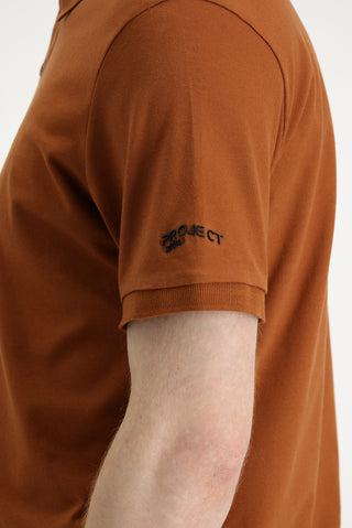  Tarçın  Polo Yaka Slim Fit Dar Kesim Baskılı Tişört