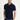 Siyah Lacivert Polo Yaka Slim Fit Dar Kesim Pamuklu Tişört