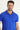  Saks Mavi Polo Yaka Slim Fit Dar Kesim Pamuklu Tişört