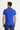  Saks Mavi Polo Yaka Slim Fit Dar Kesim Pamuklu Tişört