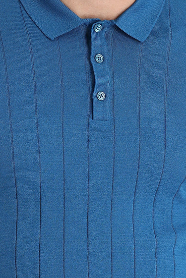 Koyu Petrol Polo Yaka Slim Fit Tişört