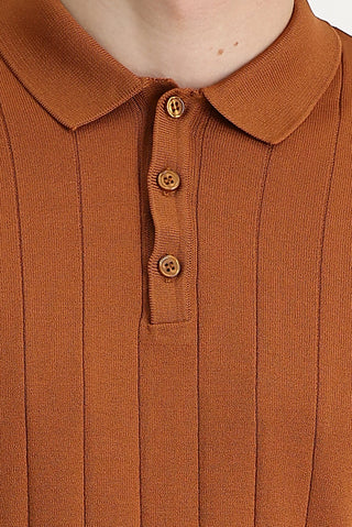  Tarçın  Polo Yaka Slim Fit Tişört