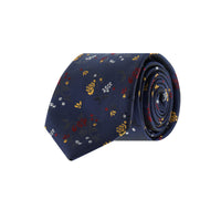 Medium Orange Patterned Tie
