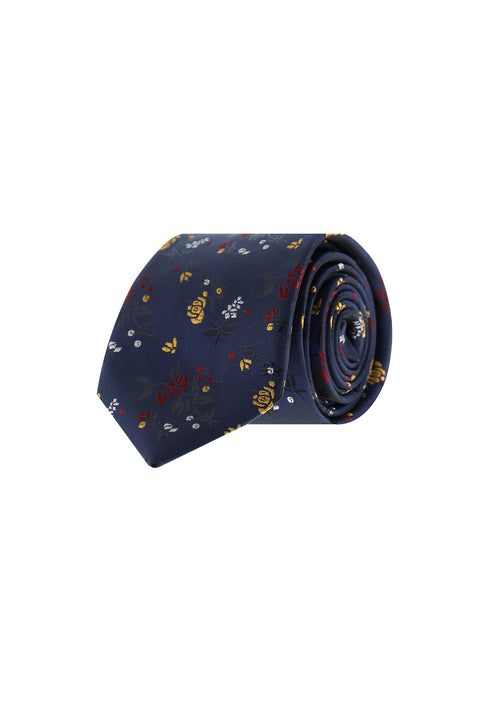 Medium Orange Patterned Tie