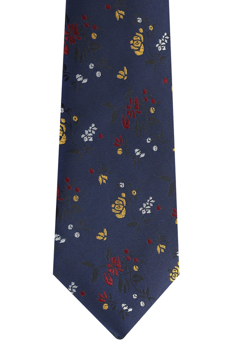 Medium Orange Patterned Tie