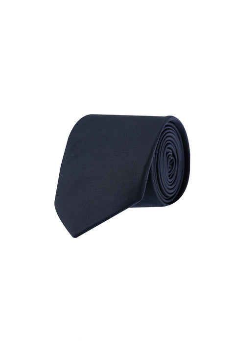 Medium Navy Plain Tie