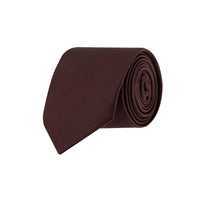 Light Burgundy Poly Plain Tie