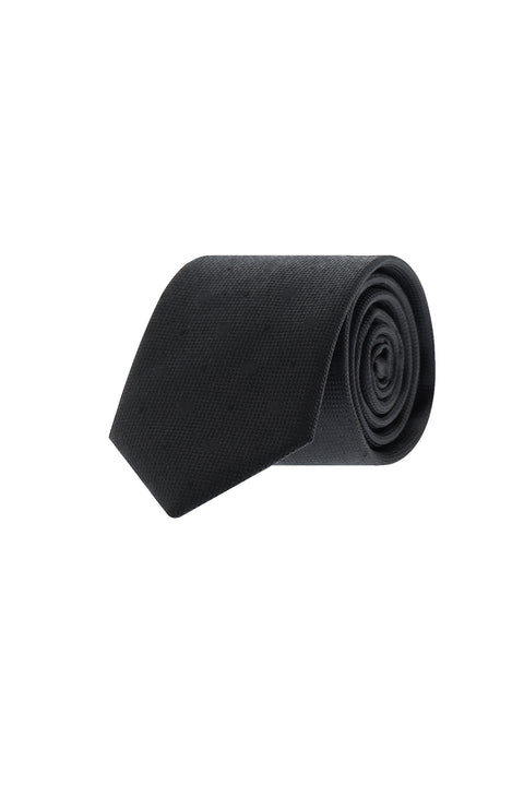 Black Patterned Tie