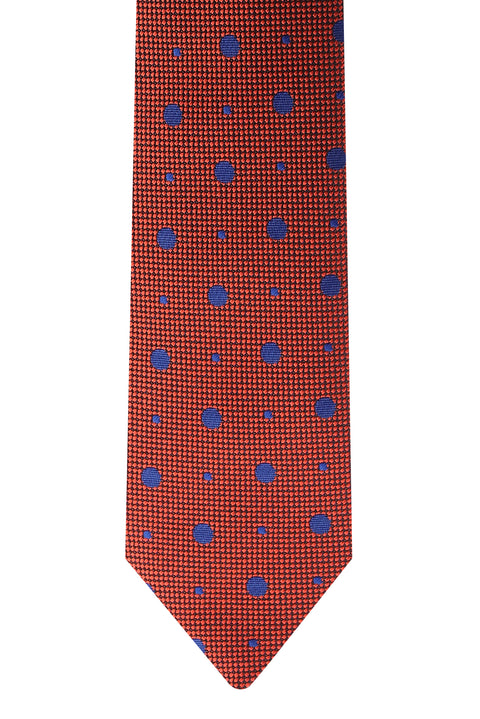 Açık Kırmızı Desenli Kravat