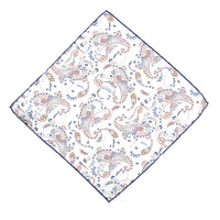 Medium Navy Patterned Handkerchief