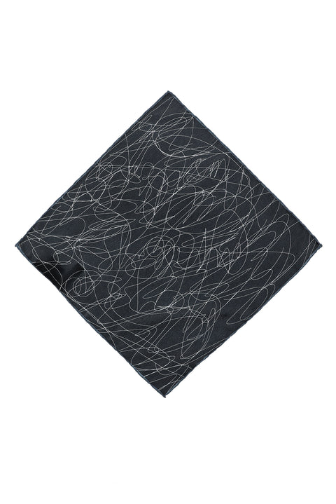 Medium Brown Patterned Handkerchief