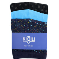 Çok Renkli 3’lü Desenli Süprem Boxer Seti